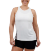 Milano Sleeveless Top "White" - Workout