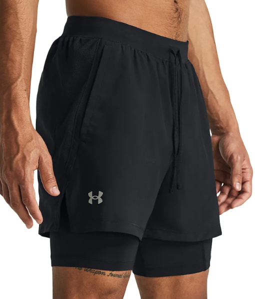 Launch 5" 2-IN-1 Shorts "Black" - Under Armour