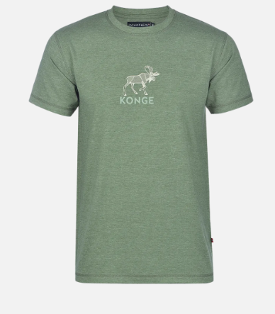 Varde T-Shirt m Print "Konge/Rifle Green" - Jotunheim