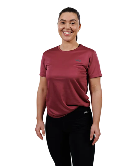 Atlanta V2 W S/S Tee "Hawthorn rose"- Workout