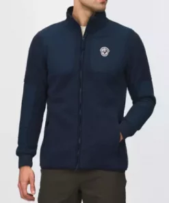 Simon Teddy Jacket herre "Navy" - Les Arcs