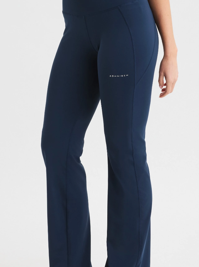 Flattering High Waist Pant "Space Navy" - Röhnisch