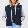 Sabine Teddy Vest Dame "Navy" - Les Arcs