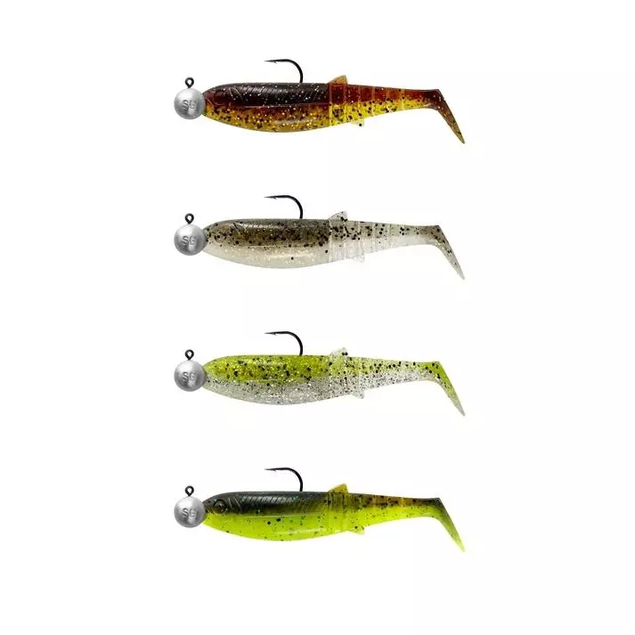 Cannibal Shad 12,5cm 20g Clear Water MIX 4P4PCS