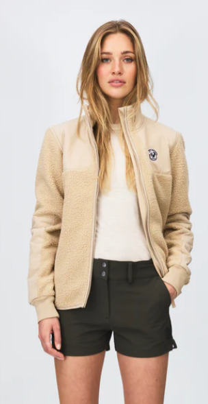 Sabine Teddy Jacket dame "sand"- Les arcs