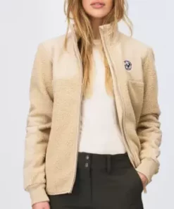 Sabine Teddy Jacket dame "sand"- Les arcs