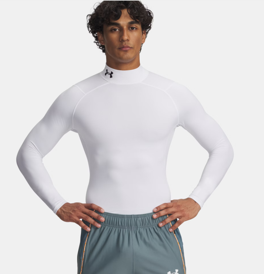 CG Armour Comp Mock "White" - Under Armour