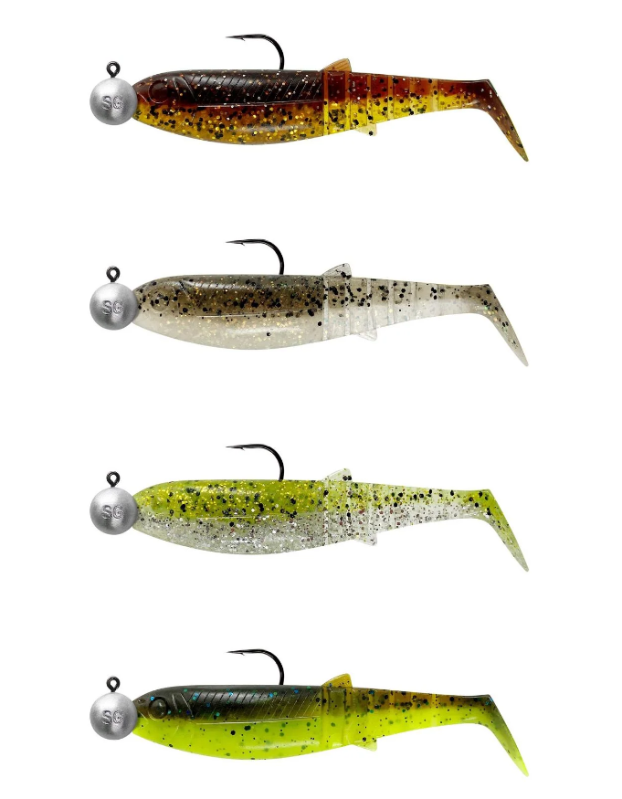 Cannibal Shad 12,5cm 20g Clear Water MIX 4P4PCS