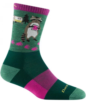 Critter Club W Micro Crew Lightweight with Cushion "Moss" - Darn Tough