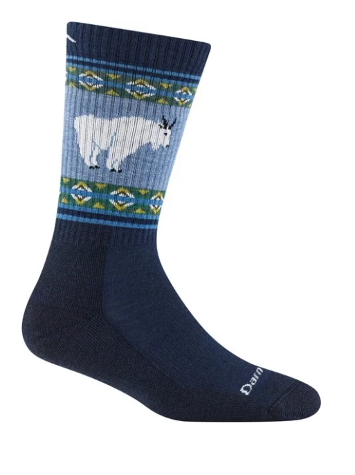 Vanna Grizzle W Boot Midweight Hiking Sock Cushion "Goat Blue" - Darn Tough