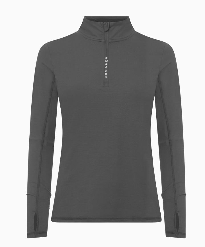 Layering half zip "Dark shaddow" - Røhnisch