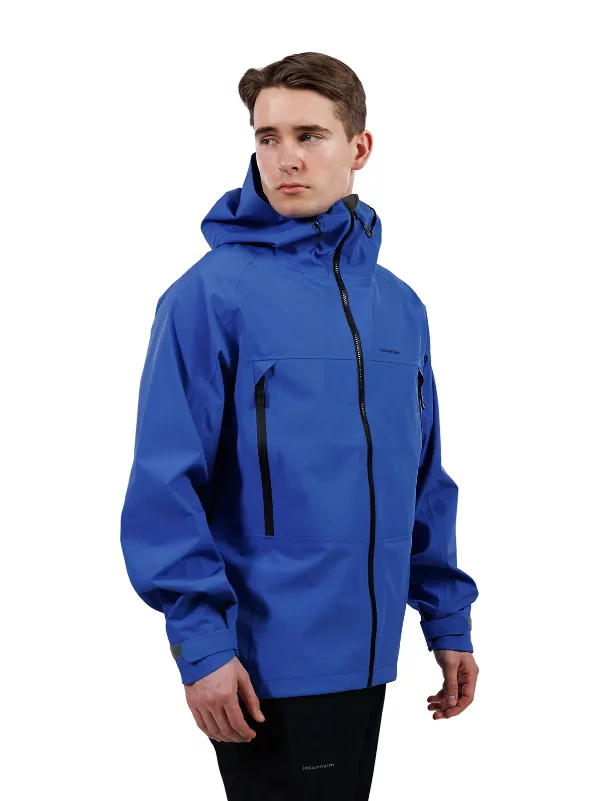 Glittertind 3-Lags Skalljakke "Dazzling Blue/Carviar" - Jotunheim