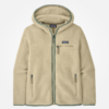 W´s Retro Pile Hoody "Natural w/Ellwood Green" - Patagonia