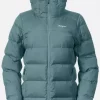 Warm Down Jacket Women "Grey Sage" - Bergans