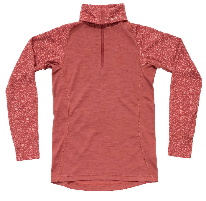 Duo Active Merino 205 Z.Neck Wmn "MARSALA" - Devold