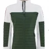Mia hybrid jacket w "white/olive"- les arcs