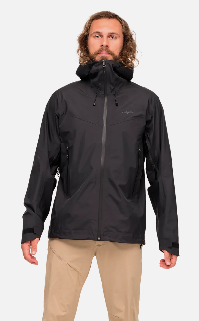 Rabot Light 3L Shell Jacket Men "Black" - Bergans