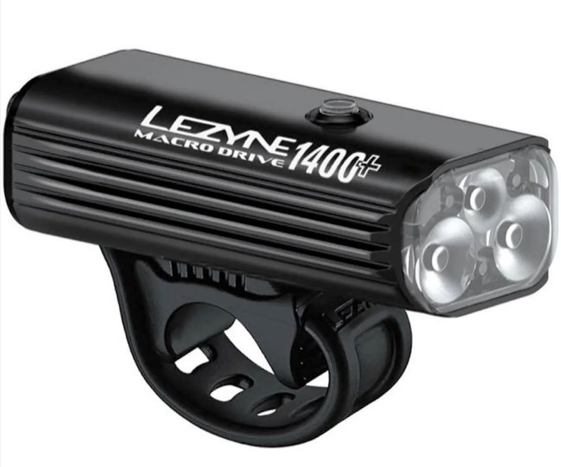 Lykt Macro Drive 1400 "Satin Black" - Lezyne