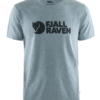 Logo T-Shirt M "Uncle Blue Melange" - Fjällräven