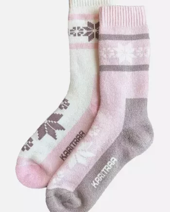 Rusa Sock 2PK "Light Pink" - Kari Traa