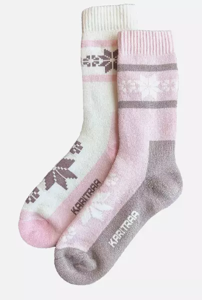 Rusa Sock 2PK "Light Pink" - Kari Traa