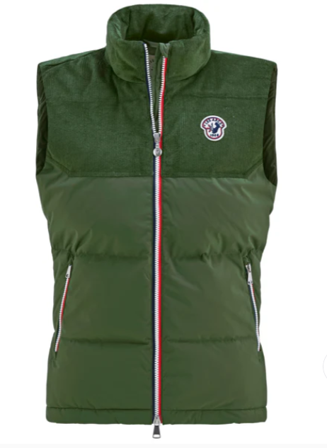 Adele cord vest W "olive"- Les arcs