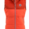 Adele cord vest w "RED"- Les arcs