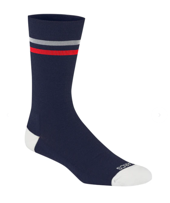 Fernande ski sock short "navy"- les arcs