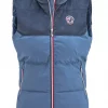 Adele cord vest W "BLUE"- Les arcs