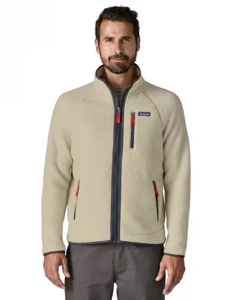 M´s Retro Pile JKT "Pelican W/Smolder Blue" - Patagonia