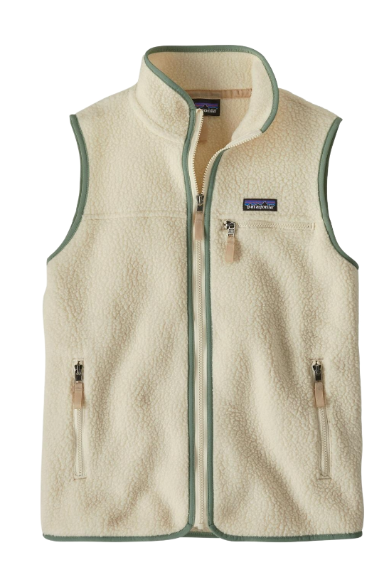 W´s Retro Pile Vest "Natural w/Ellwood" - Patagonia