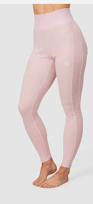 Vilma High waist pants dame "Light pink"-Kari traa
