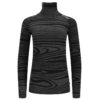 WarmWool Roll Neck W´s "Black Motion" - Aclima