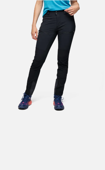 Rabot Softshell Pants Women "Black" - Bergans