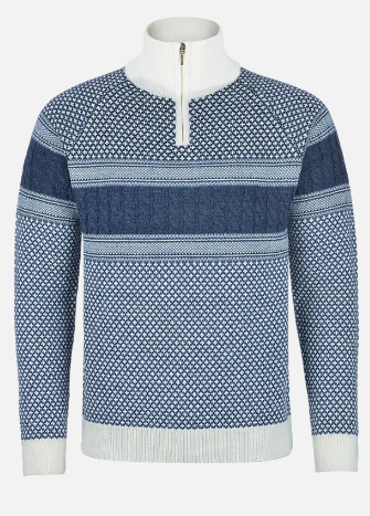 Ringsbreen Ullgenser "Dark denim" - Jotunheim