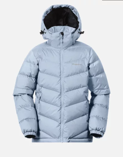 Junior Warm Down Jacket Unisex "Cool Blue" - Bergans