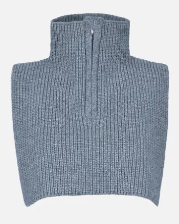 Avdalen Ullhals m/glidelås OS "Grey Melange" - Jotunheim