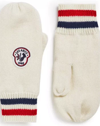 Pascale knitted mitt "offwhite" - les Arcs