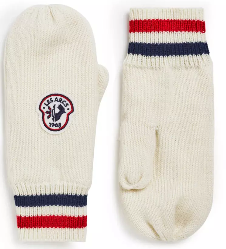 Pascale knitted mitt "offwhite" - les Arcs