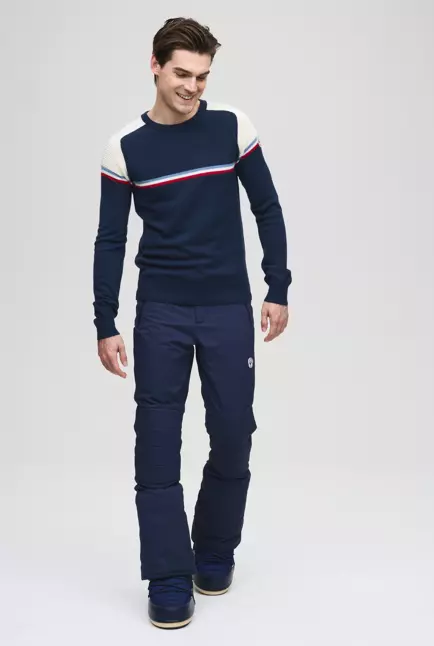 Edgard ski crew M "Navy"- Les Arcs