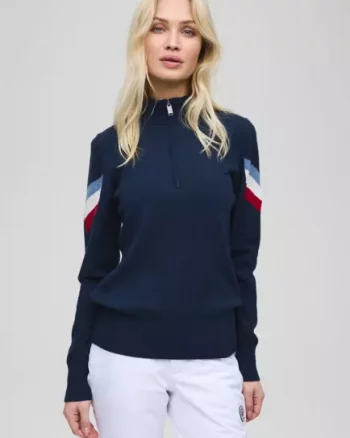 Elsa ski polo W "Navy"- Les Arcs