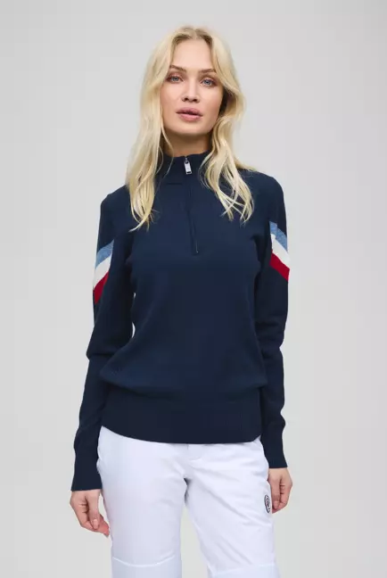 Elsa ski polo W "Navy"- Les Arcs