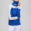 Odette roll neck W "Blue"- Les Arcs
