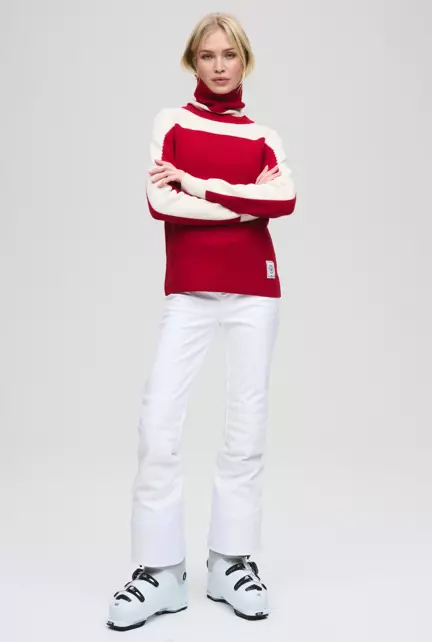 Odette roll neck W "Red"- Les Arcs