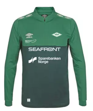 Umbro Ux pro half zip jr "grønn/hvit"