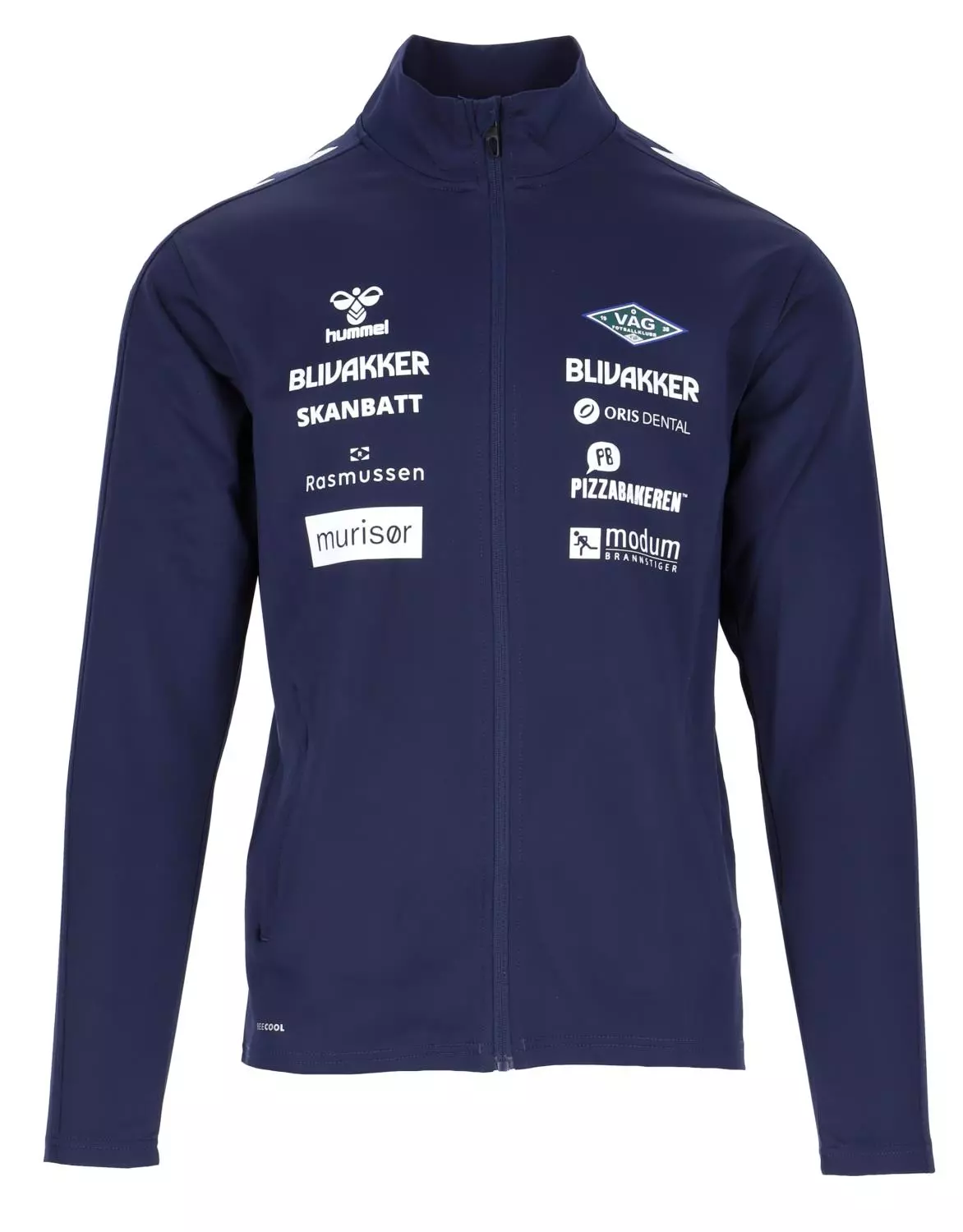 Hmlcore Xk Poly Zip Sweat senior "Marine"- Hummel