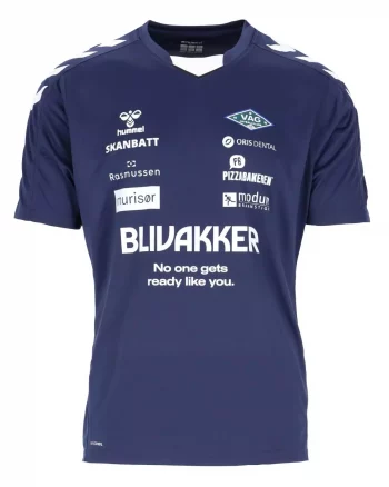 Hmlcore XK Poly Jersey S/S herre "Marine"- Hummel