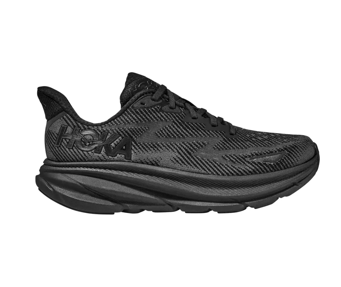 M Clifton 9 "Black/black" - Hoka One One herre