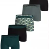 Cotton Stretch Boxer 5P "Multipack Grønn" - Bjørn Borg