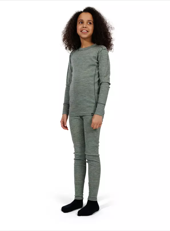 Uldalen Sett junior "ICEBERG GREEN"- Ronde